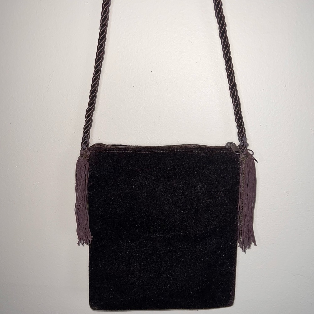 Capelli Brown Shoulder Bag with Jewels and Charms - Picture 6 of 14